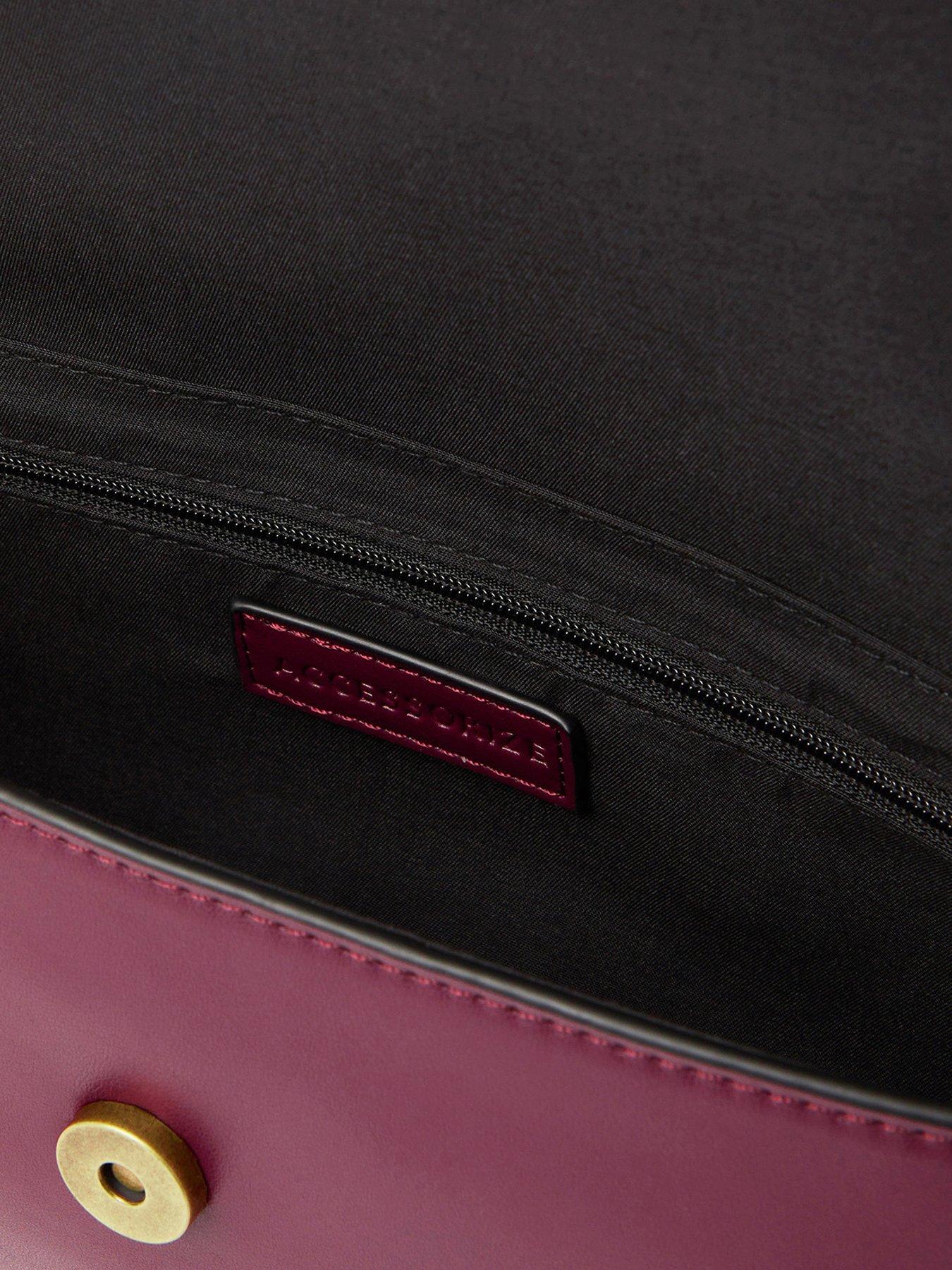 Image 5 of 5 of Accessorize Snaffle Crossbody Bag - Red