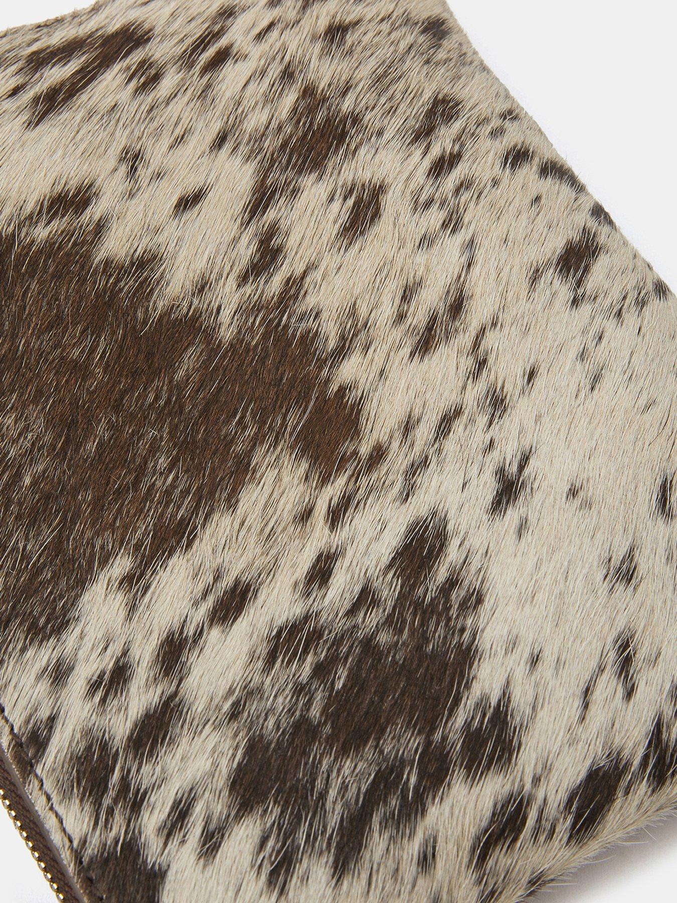Image 3 of 4 of Accessorize Cow Leather Pouch - Multi