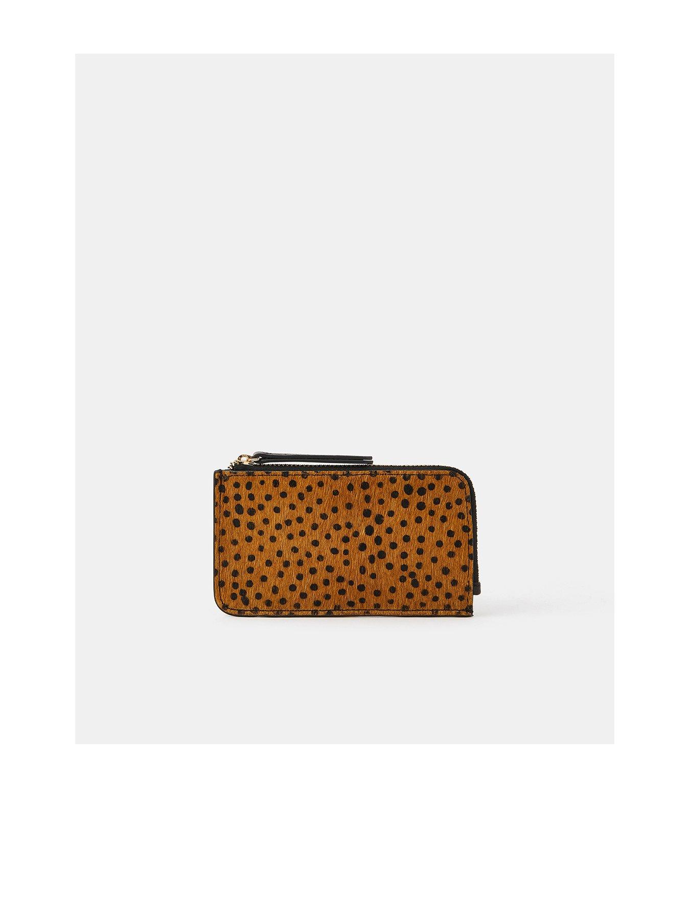undefined Animal Print Leather Card Holder - Multi