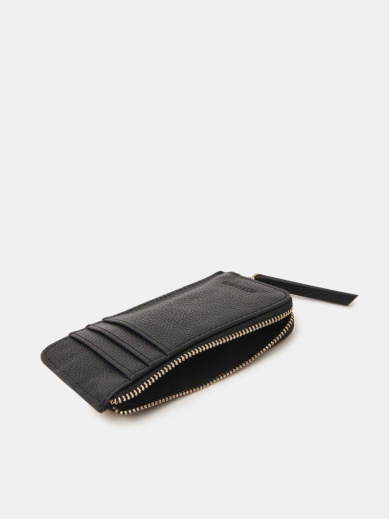 Image 3 of 3 of Accessorize Animal Print Leather Card Holder - Multi