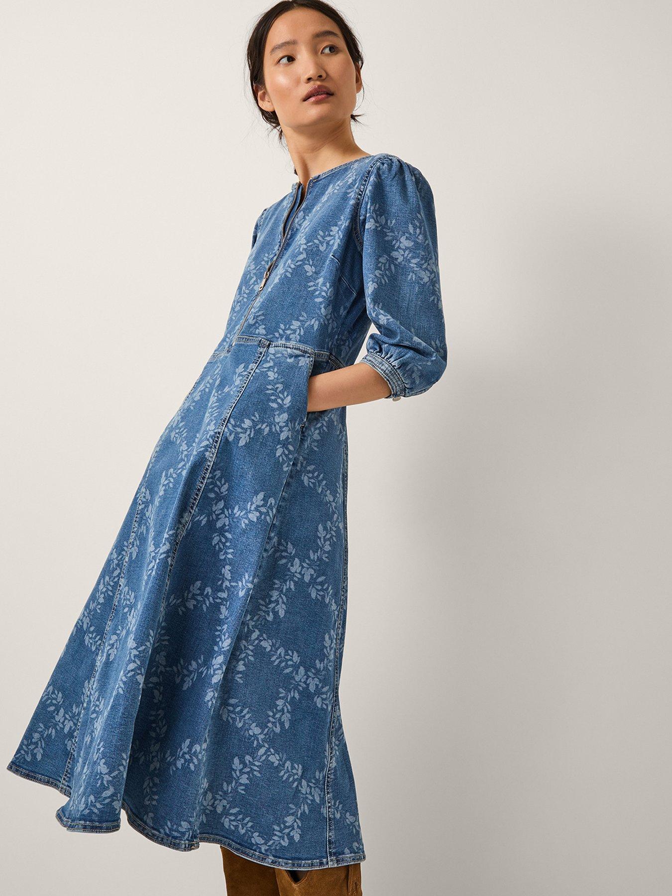 undefined Hailsey Floral Dress - Blue