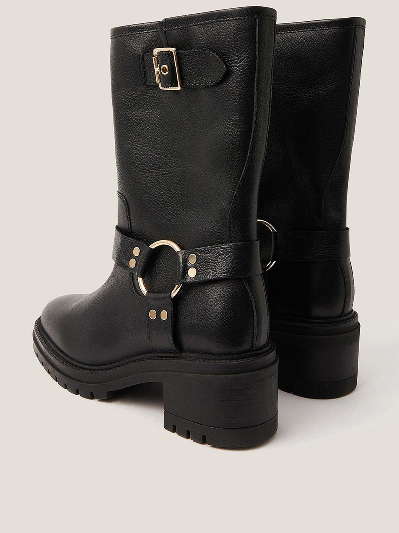 Image 3 of 3 of Monsoon Jade Biker Boot - Black
