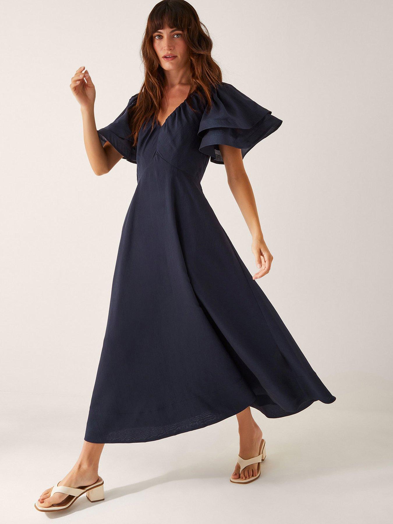 monsoon-patricia-ruffle-sleeve-midi-dress-blue-navy