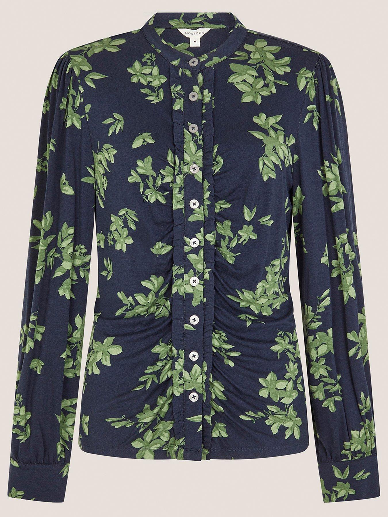 Image 3 of 5 of Monsoon Joules Print Jersey Shirt - Navy