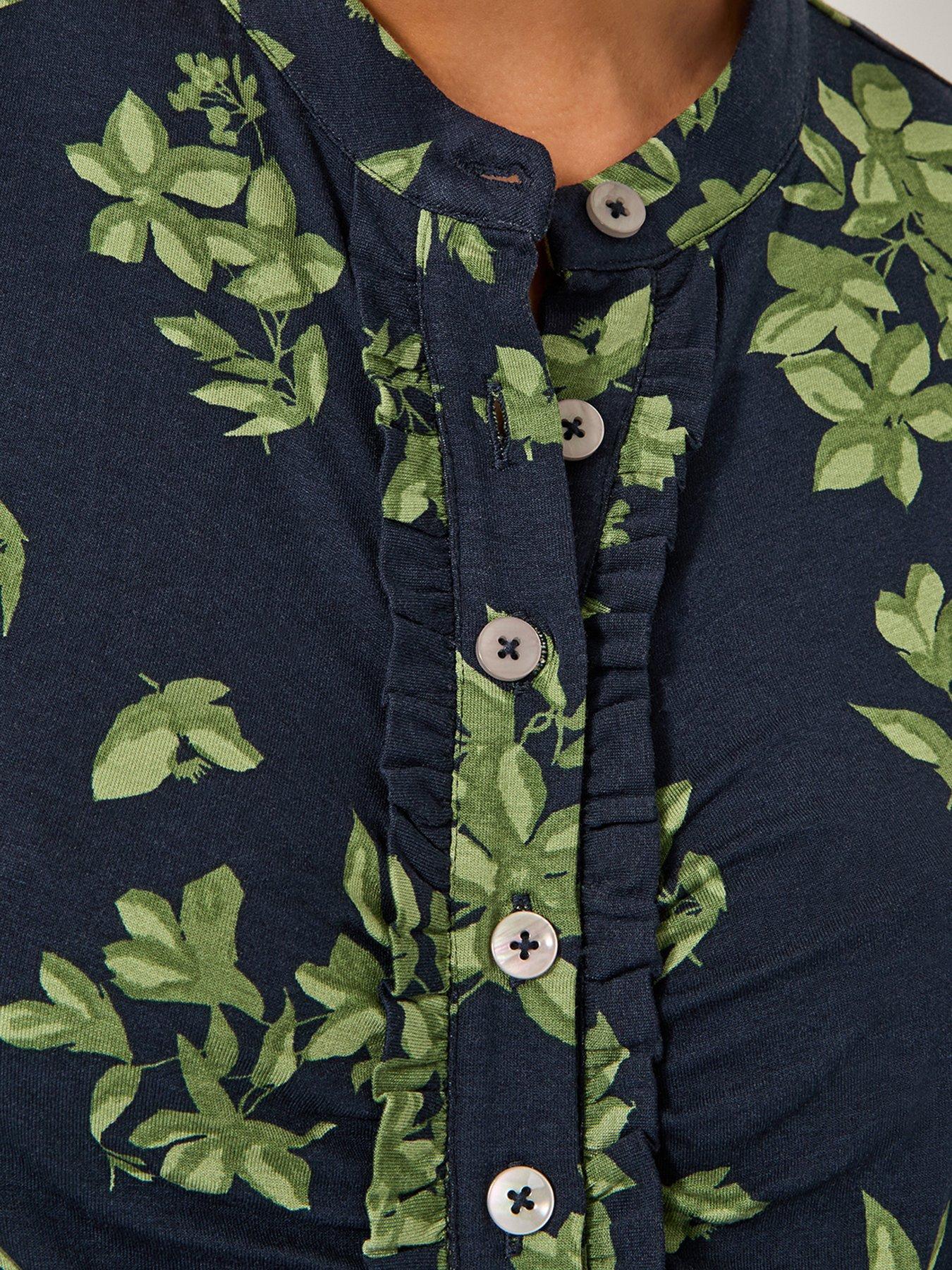 Image 5 of 5 of Monsoon Joules Print Jersey Shirt - Navy