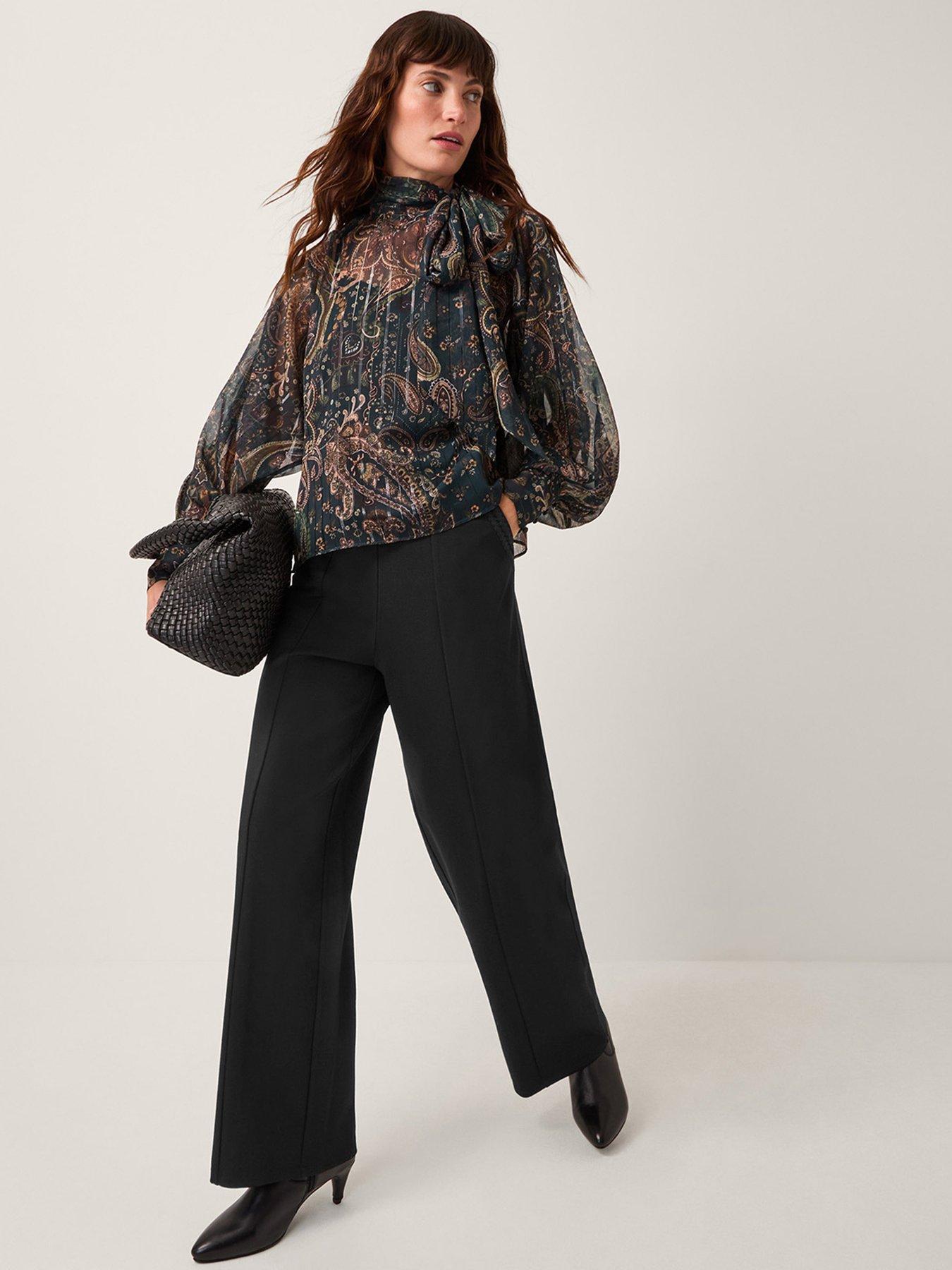 undefined Payton Ponte Trouser - Black