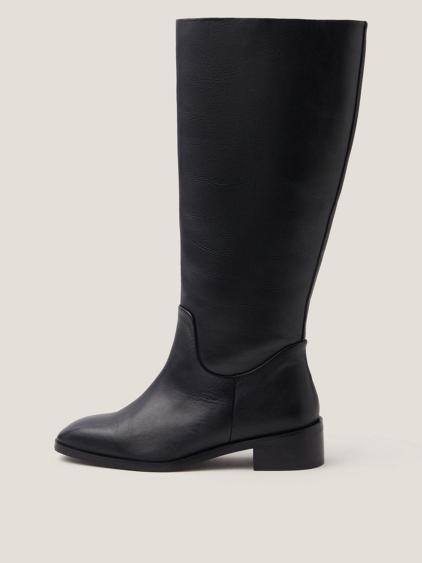 Monsoon Meg Knee High Boot - Black