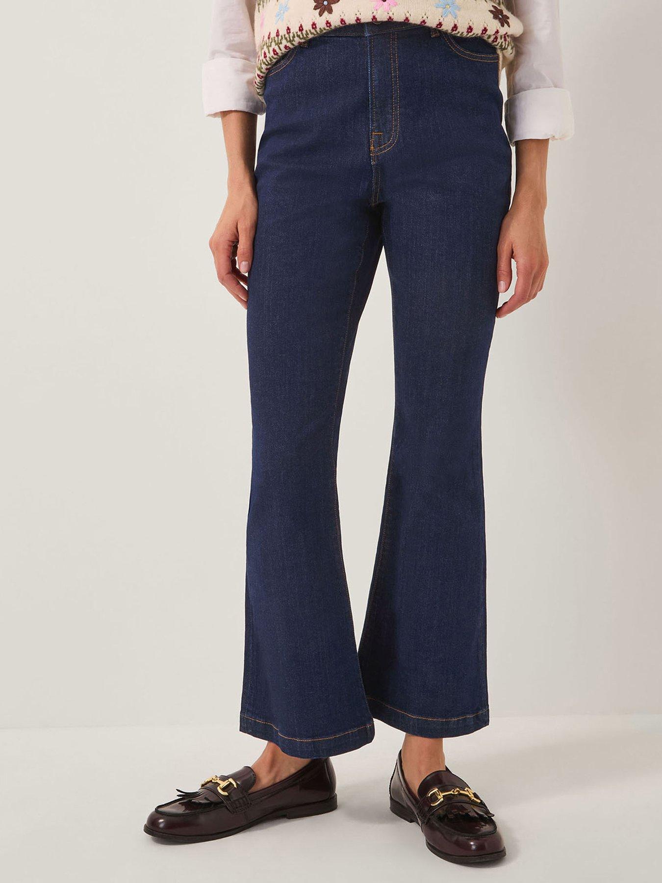 undefined Cassie Kick Flare - Indigo - Blue