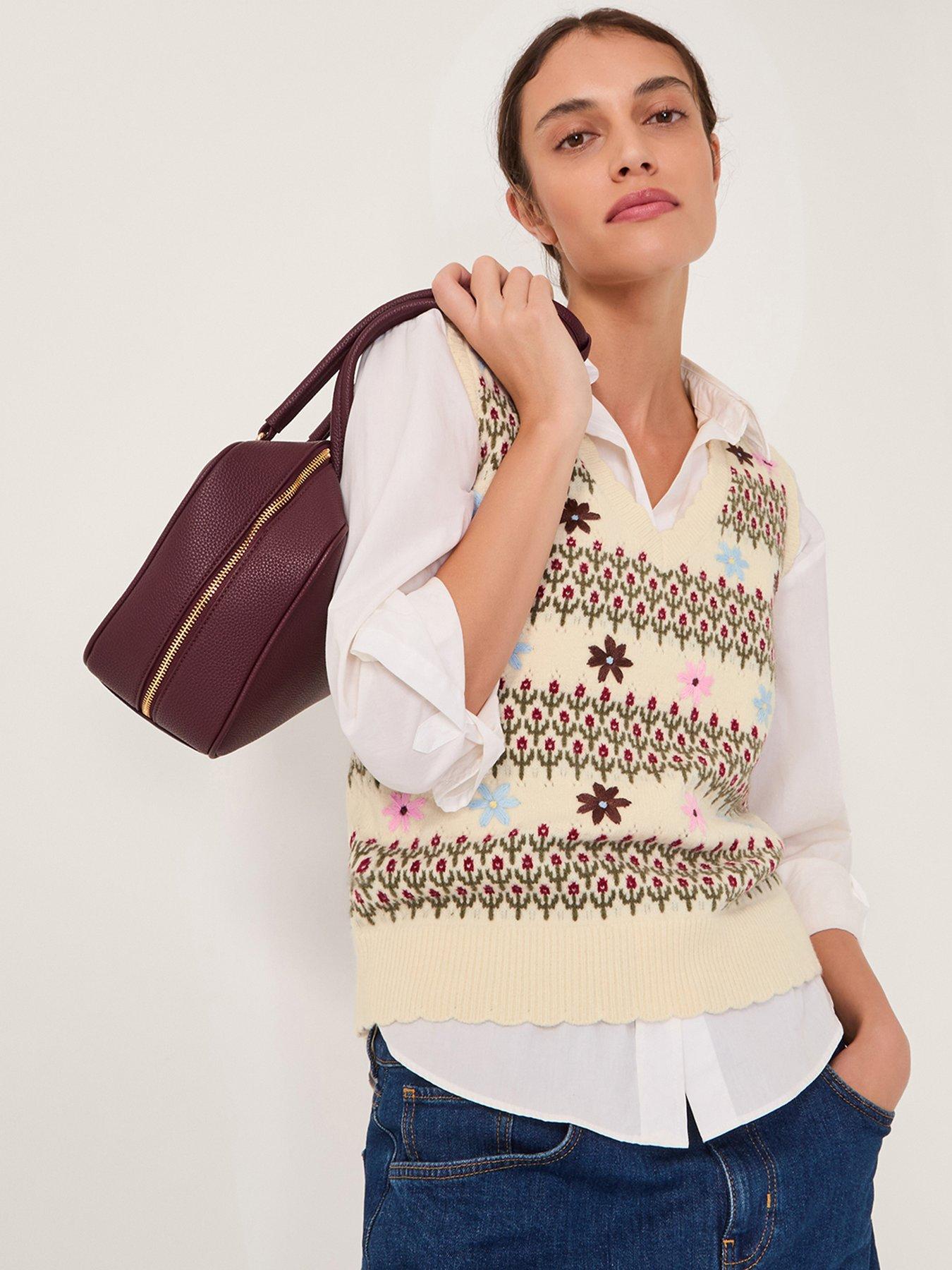 Image 1 of 5 of Monsoon Ella  Emb Tank - Ivory