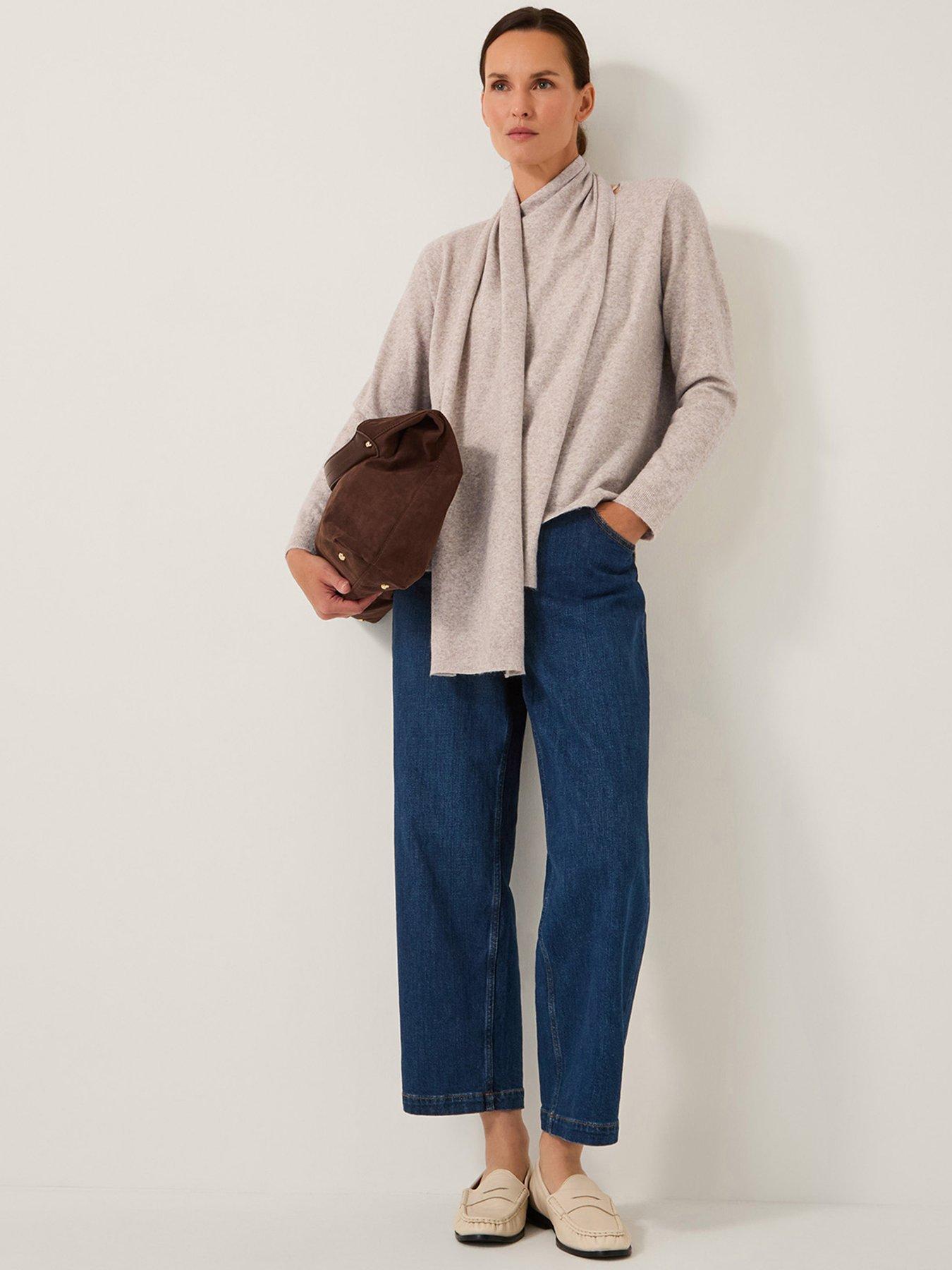 undefined Sally Scarf Jumper - Natural