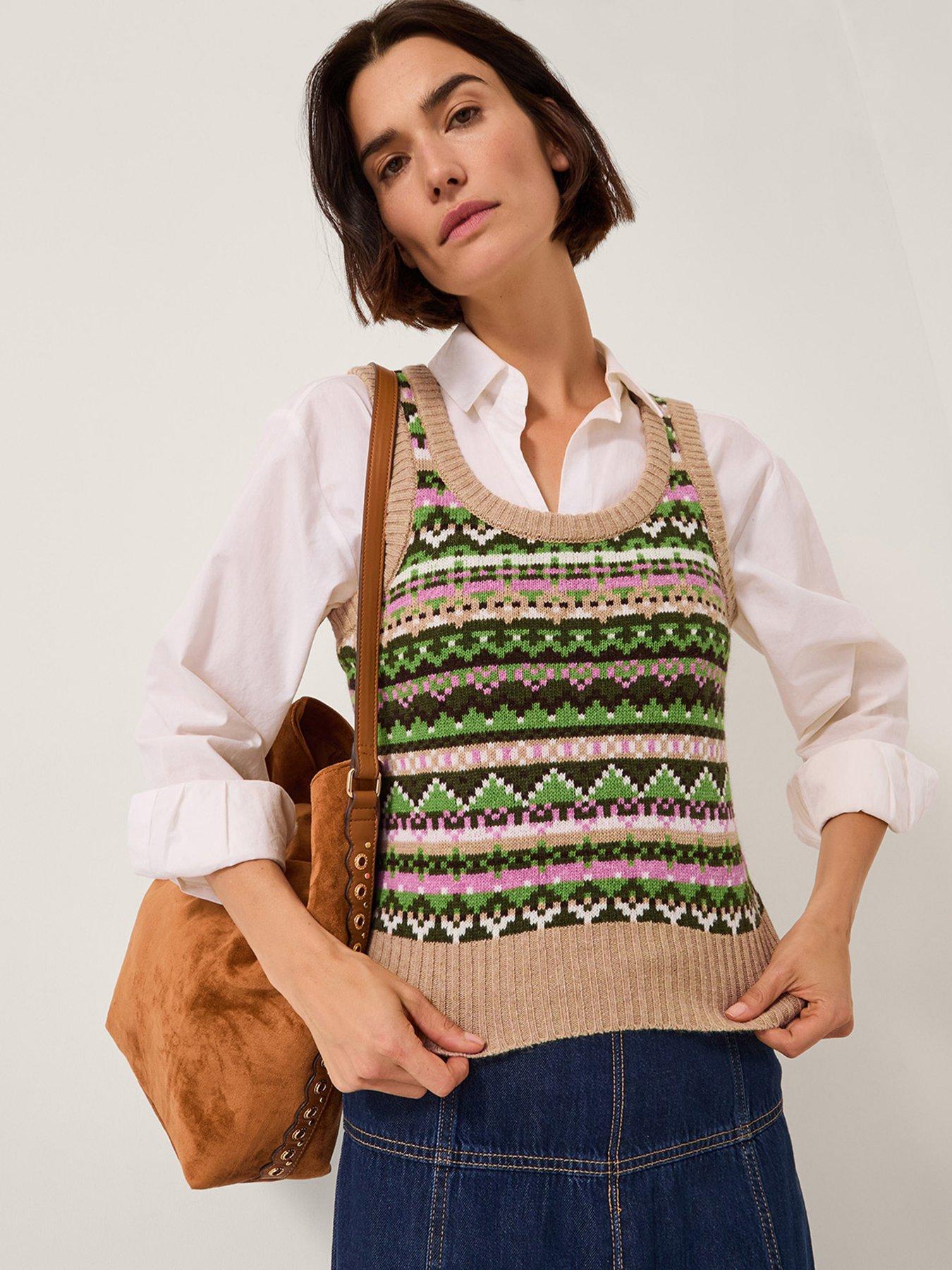 undefined Fira Fairisle Tank - Green