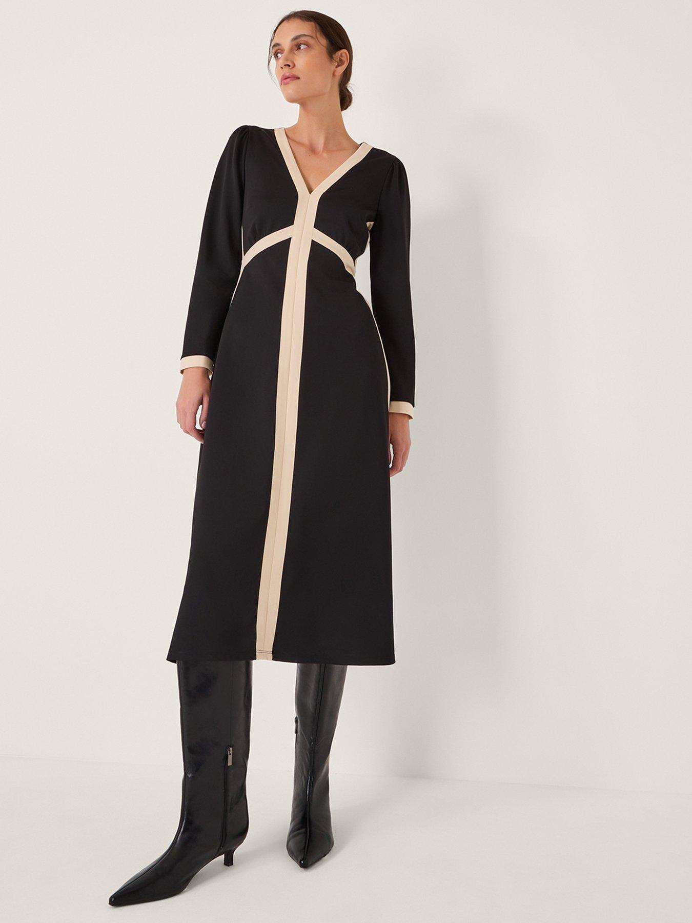 undefined Paloma Panel Dress - Black