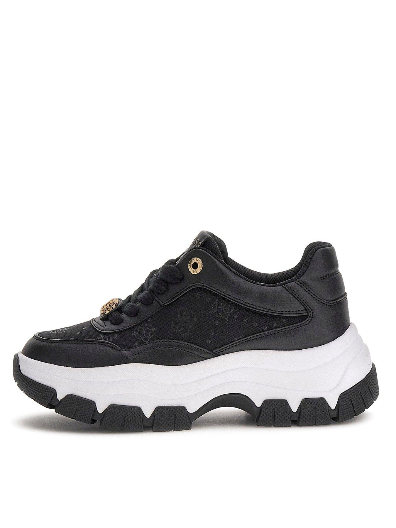 Image 1 of 5 of Guess Berrett2 Ultra Chunky Sneaker - Black