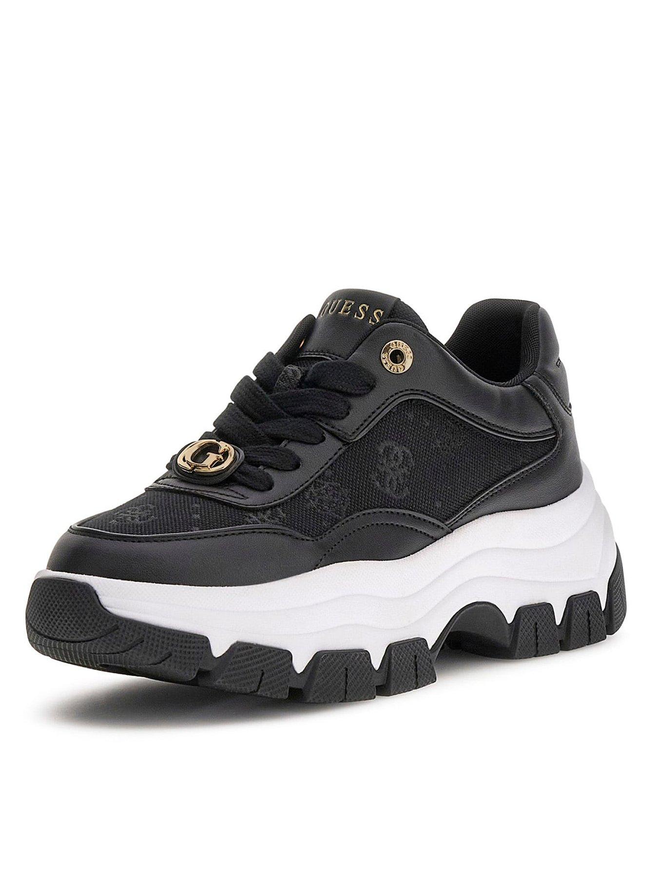 Image 2 of 5 of Guess Berrett2 Ultra Chunky Sneaker - Black
