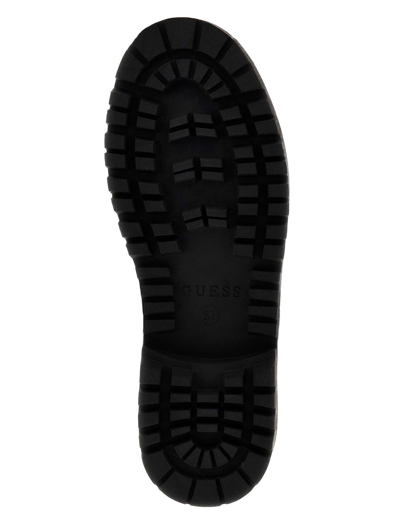 Image 5 of 5 of Guess Oranda 4G Peony Logo Combat Boots - Black