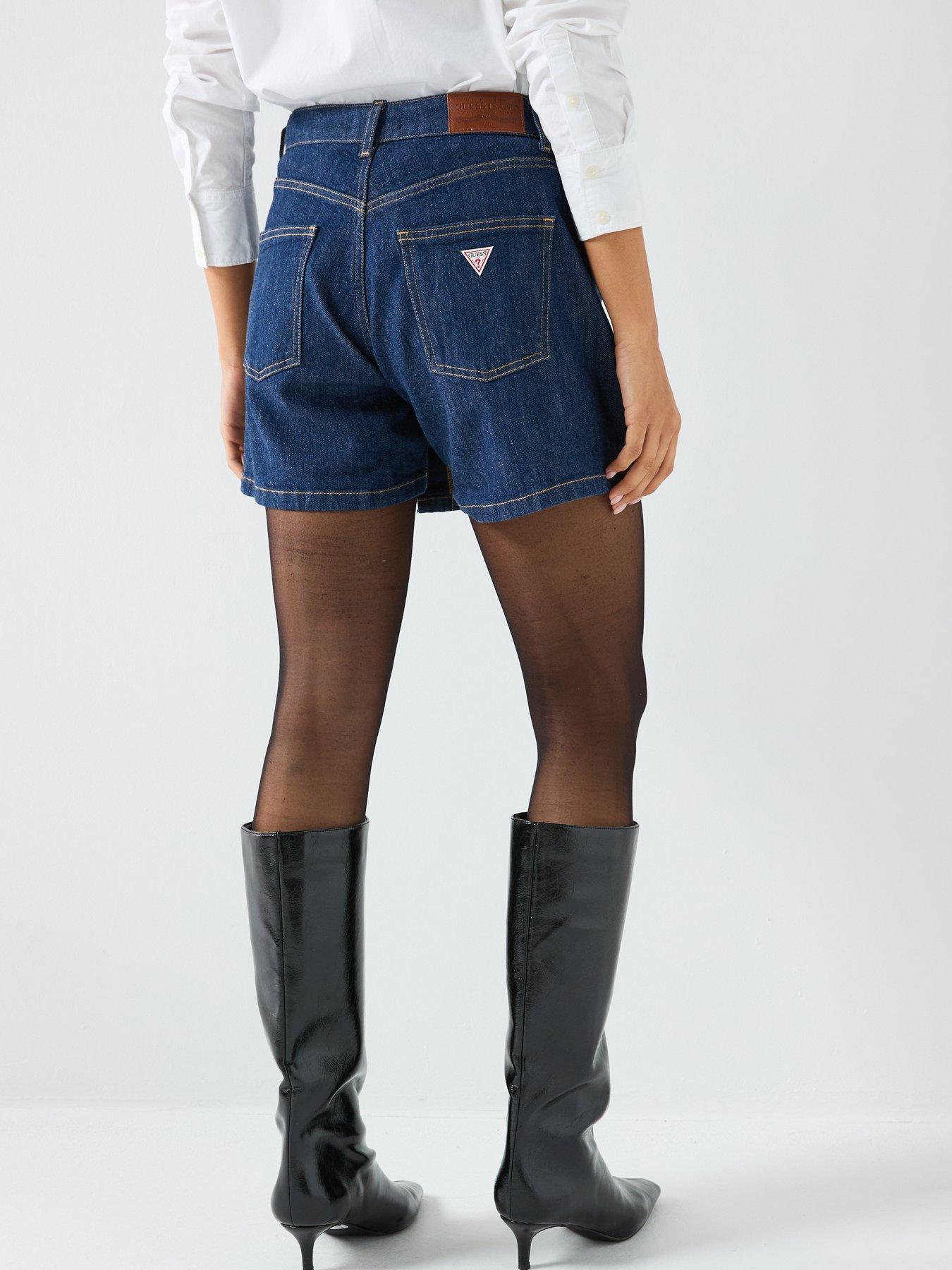  image of guess-jeans-wrap-denimnbspskort-blue