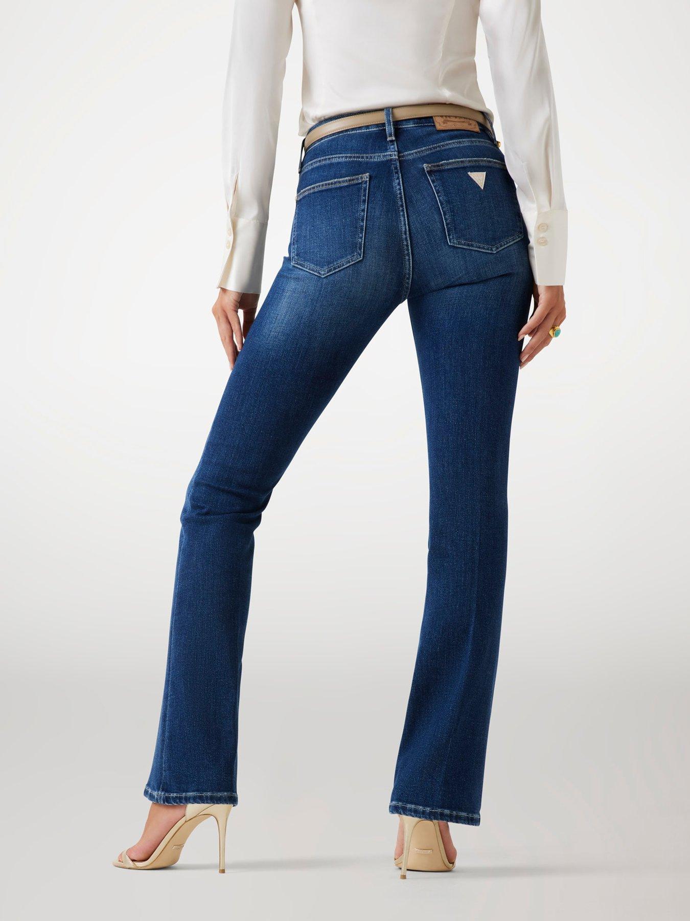 Image 2 of 5 of Guess Sexy Flare Jeans - Blue