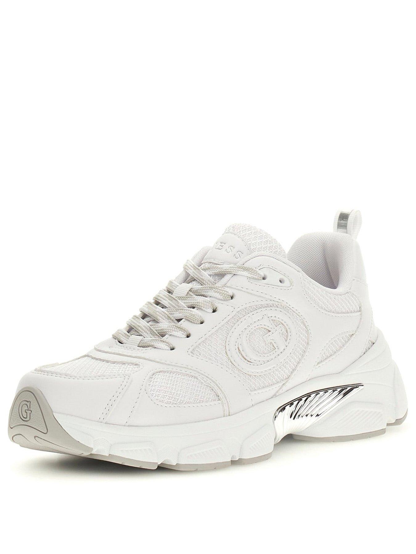 Image 2 of 5 of Guess Ibitha Laminated-Insert Running Trainers - White
