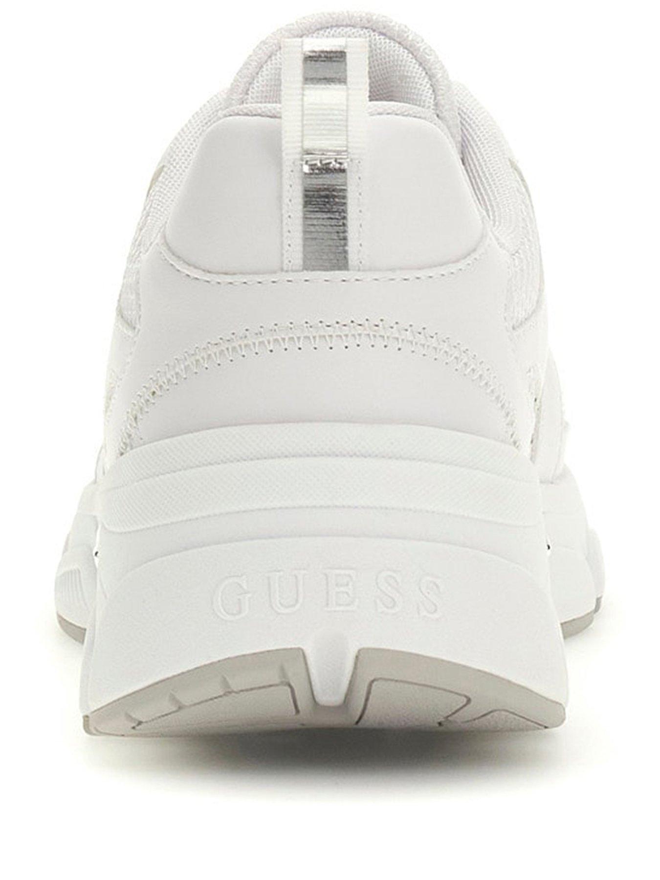 Image 3 of 5 of Guess Ibitha Laminated-Insert Running Trainers - White