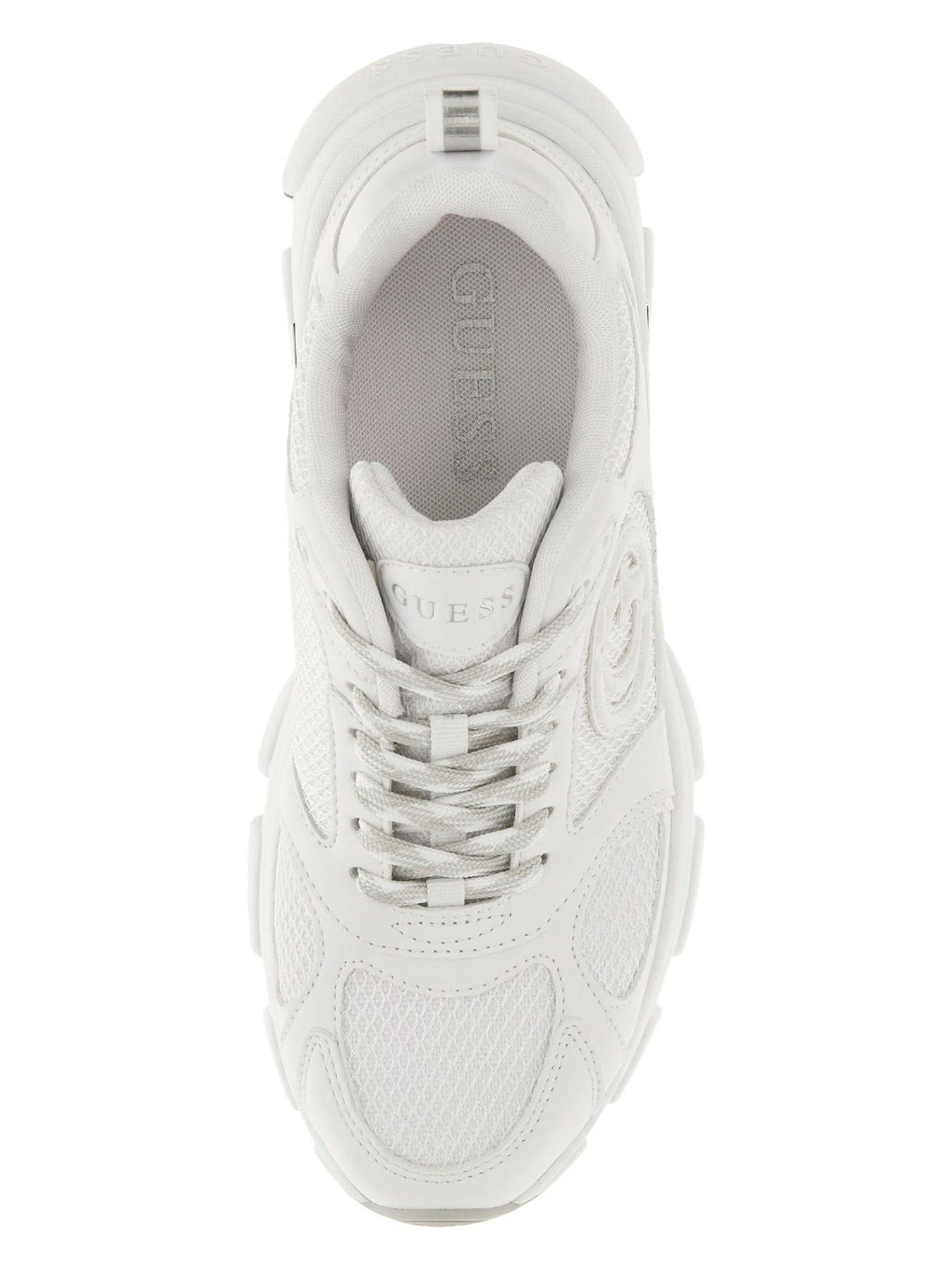 Image 4 of 5 of Guess Ibitha Laminated-Insert Running Trainers - White