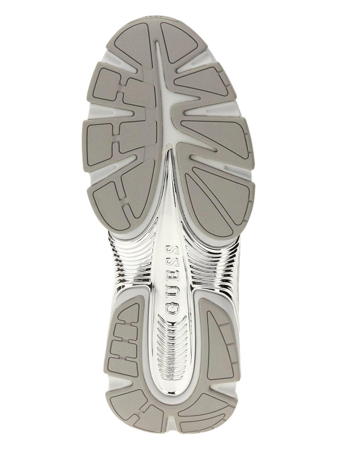 Image 5 of 5 of Guess Ibitha Laminated-Insert Running Trainers - White