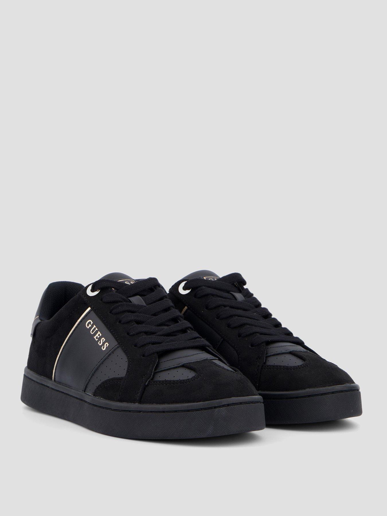 Image 6 of 7 of Guess Jrone7 Suede Insert Trainers - Black