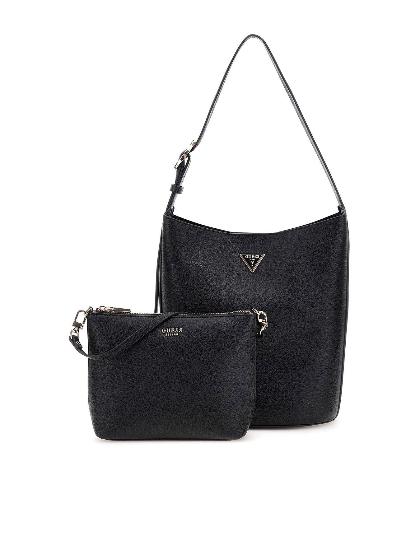  image of guess-meridiannbspbucket-handbag-black