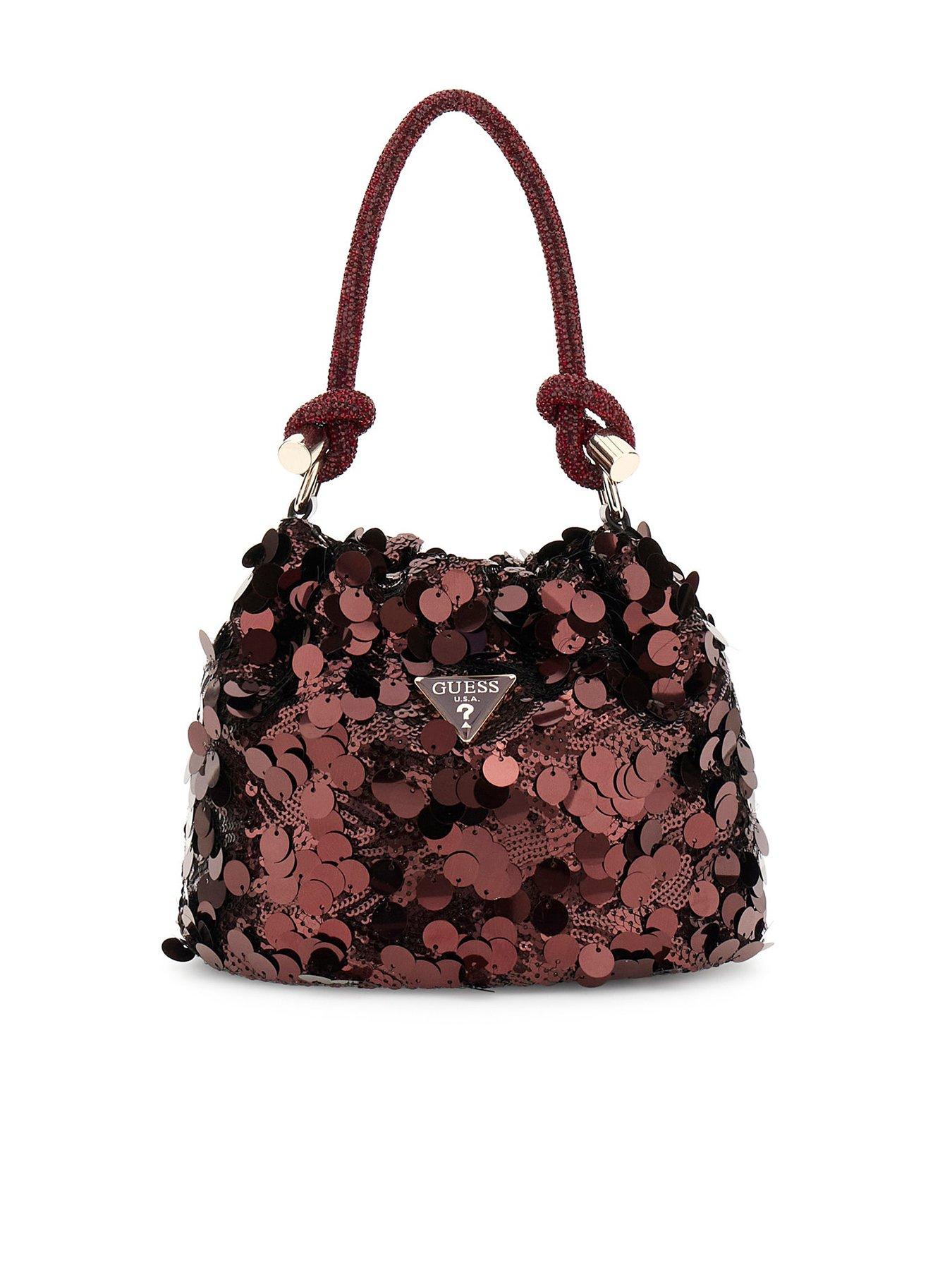 Guess Holiday Shine Top Handle Pouch