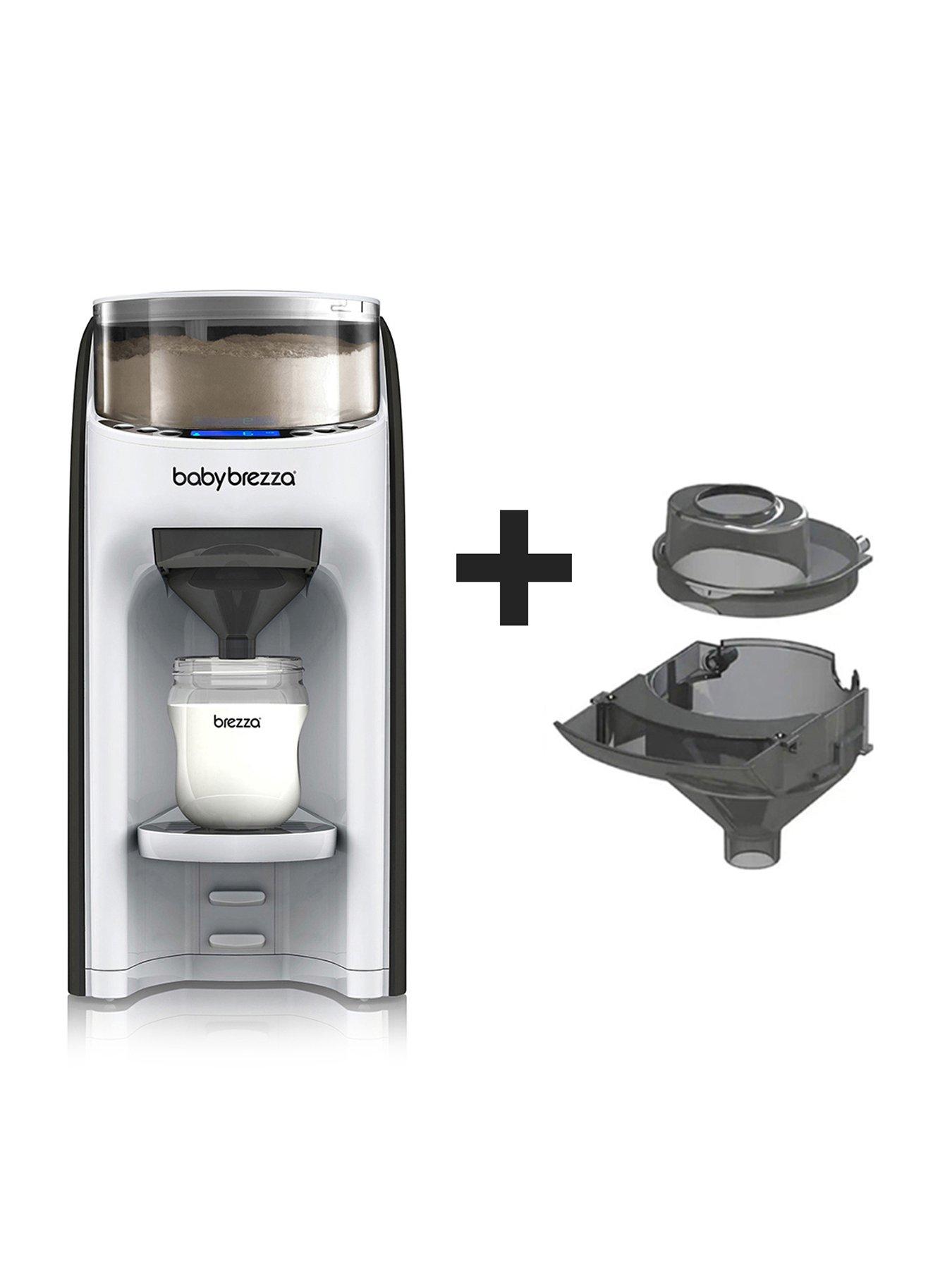 Baby Brezza Formula Pro Advanced + Extra Funnel Set / Classic Black  &  White