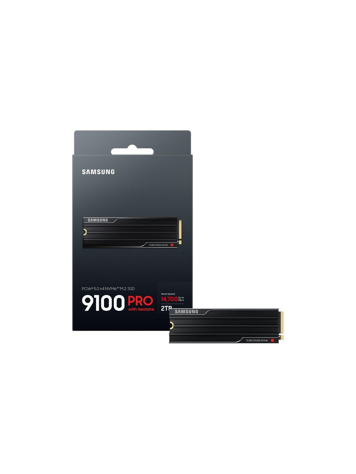 Samsung 9100 Pro 2TB M.2 Internal SSD with Heatsink | Littlewoods