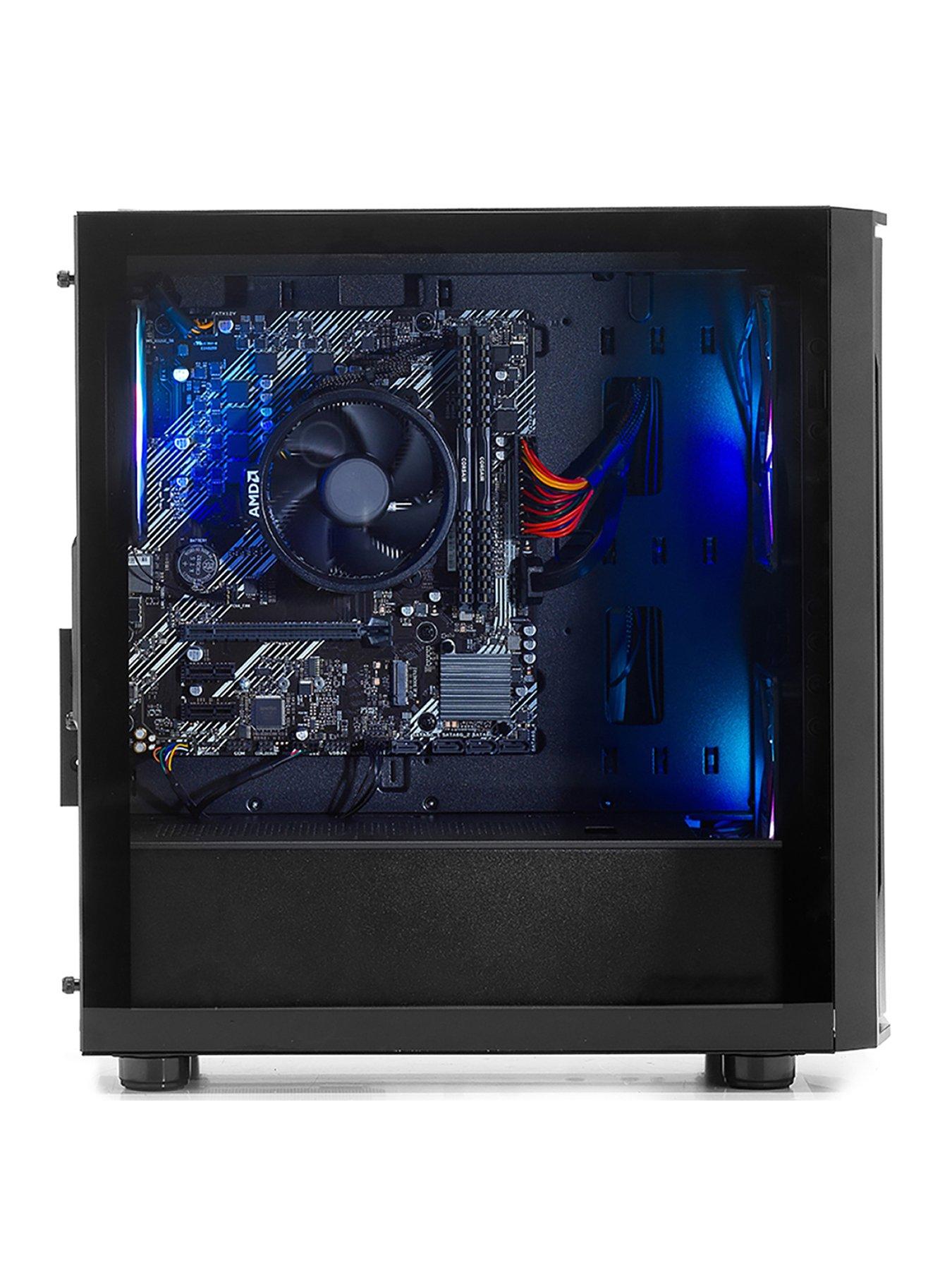  image of stormforce-rogue-gamingnbspdesktopnbsp--amd-ryzen-5-5500gt-16gb-ramnbsp1tb-ssd-black