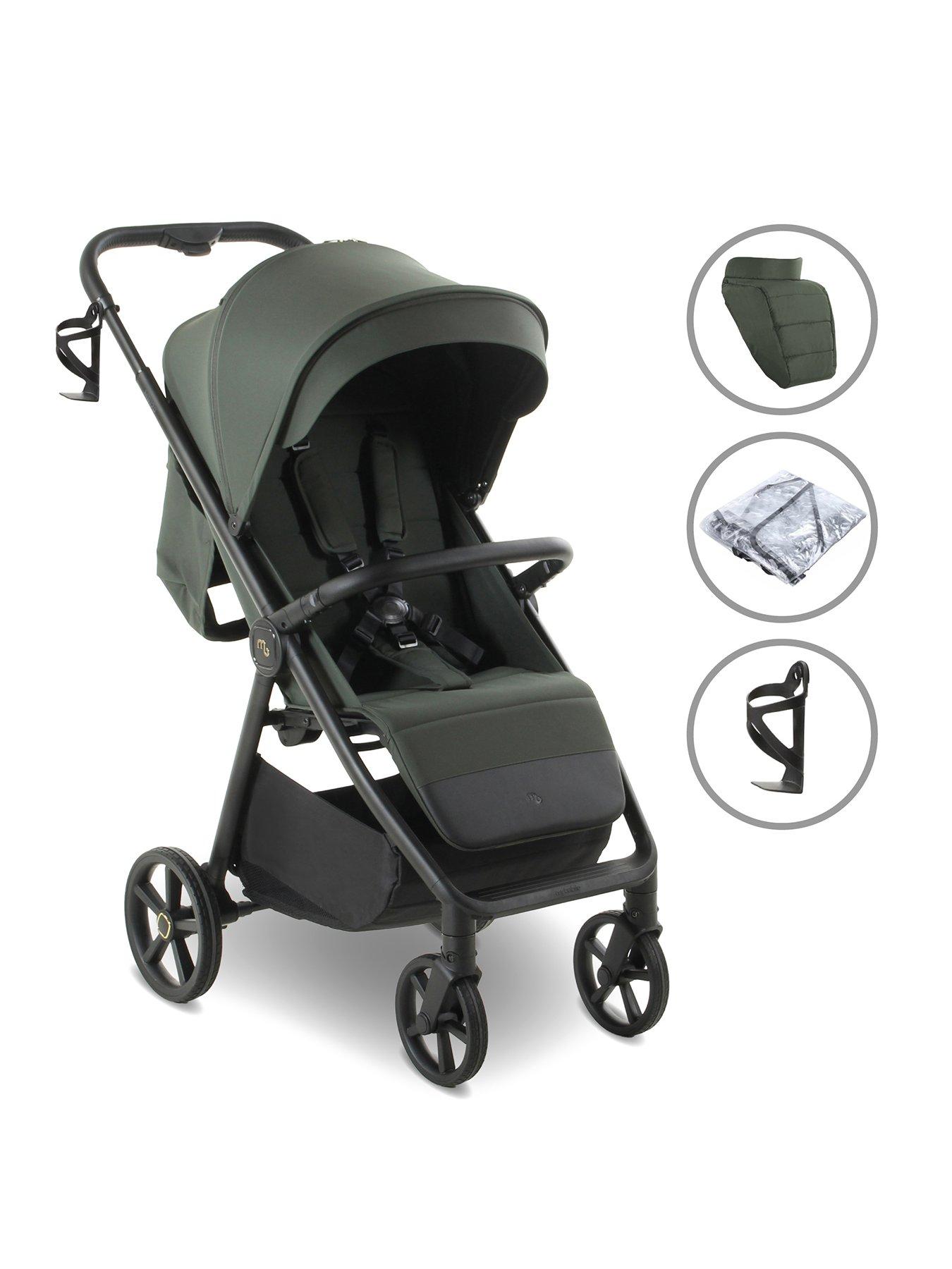 Image 1 of 8 of My Babiie MB170 Plus Pushchair - Forest Green