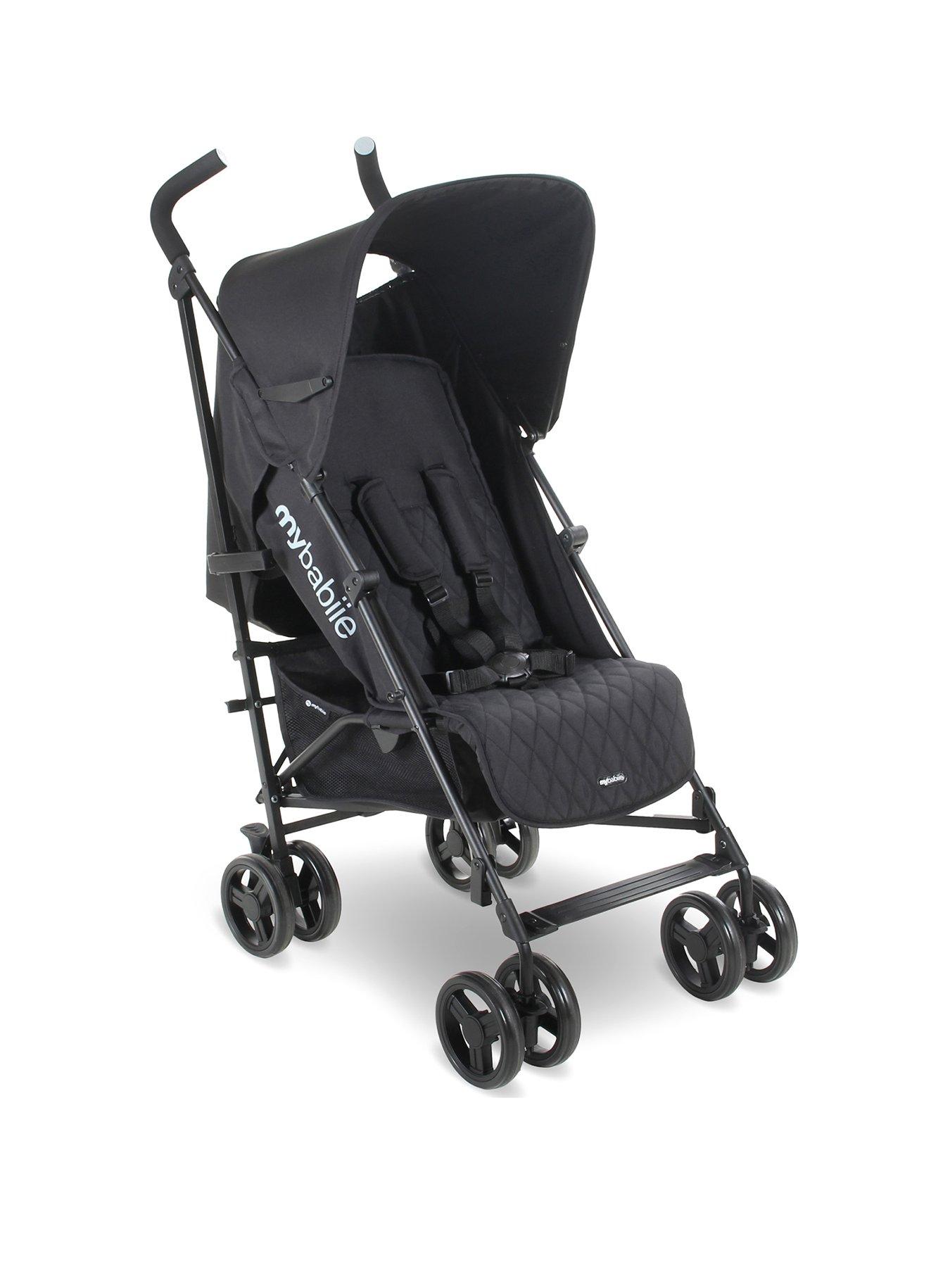 Image 1 of 7 of My Babiie MB01 Lightweight Stroller - Black