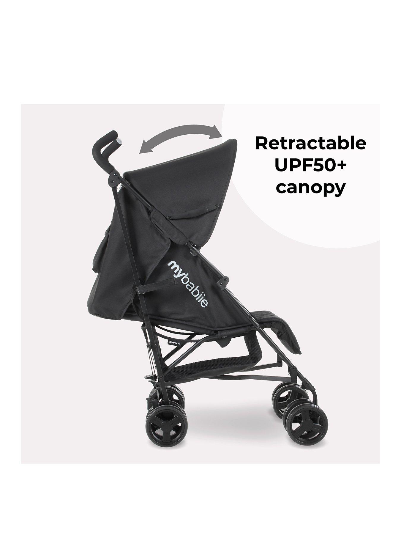 Image 2 of 7 of My Babiie MB01 Lightweight Stroller - Black