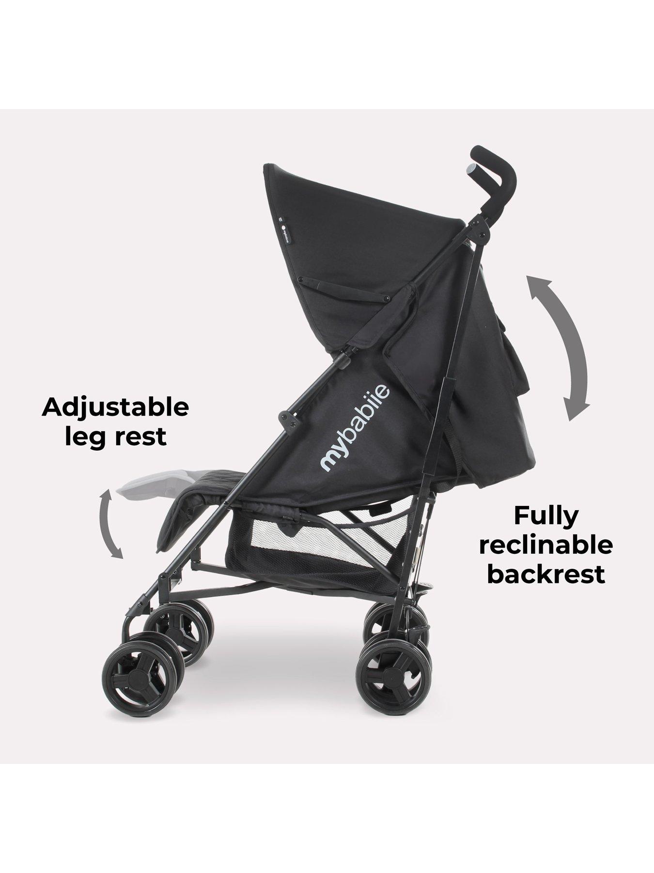 Image 4 of 7 of My Babiie MB01 Lightweight Stroller - Black
