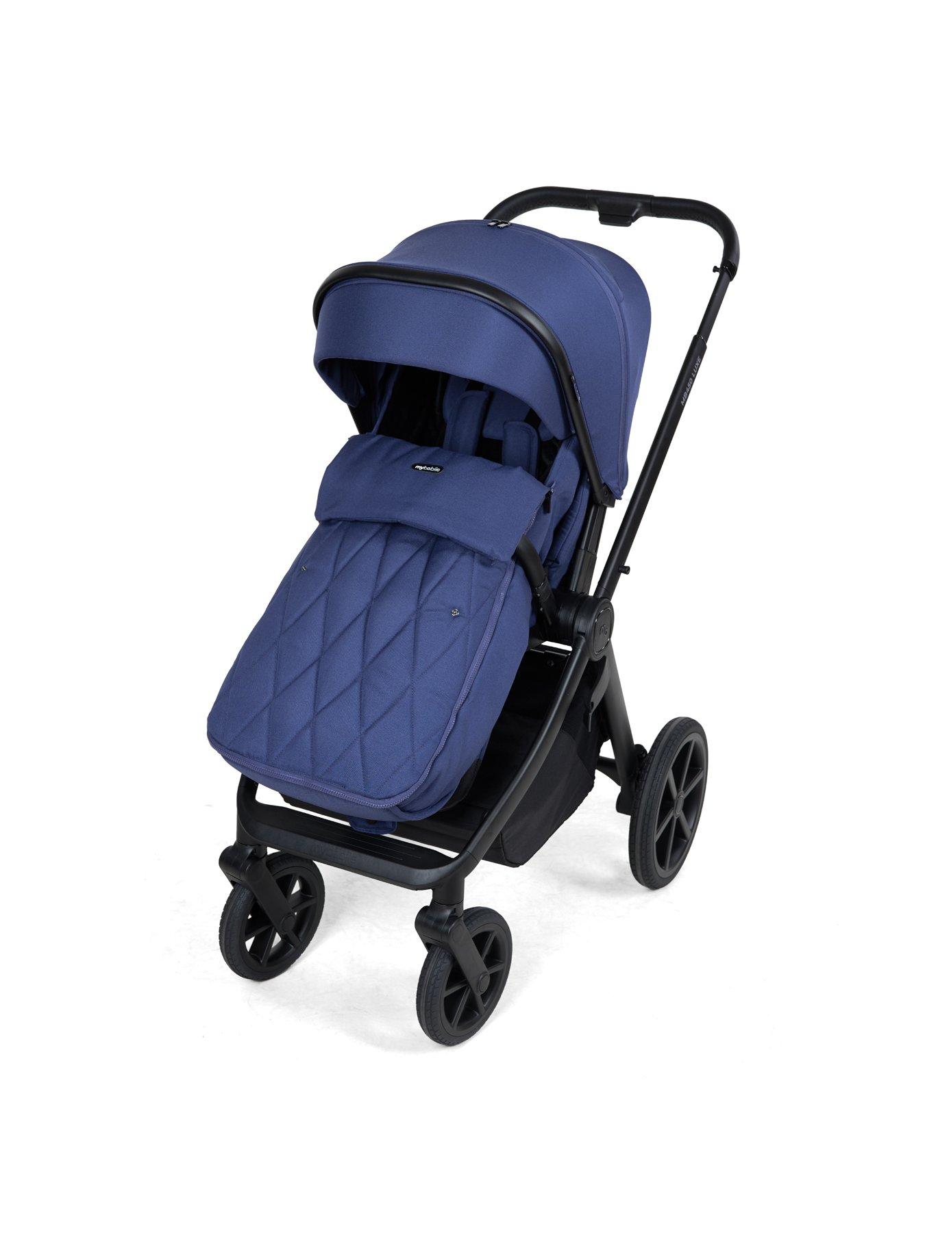  image of my-babiie-mb450-luxe-3-in-1-travel-system-with-r129-car-seat-indigo