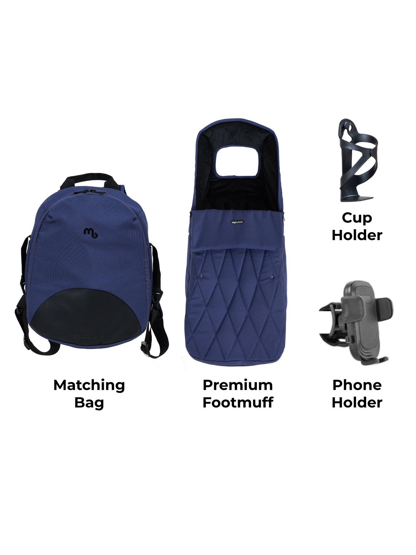  image of my-babiie-mb450-luxe-3-in-1-travel-system-with-r129-car-seat-indigo