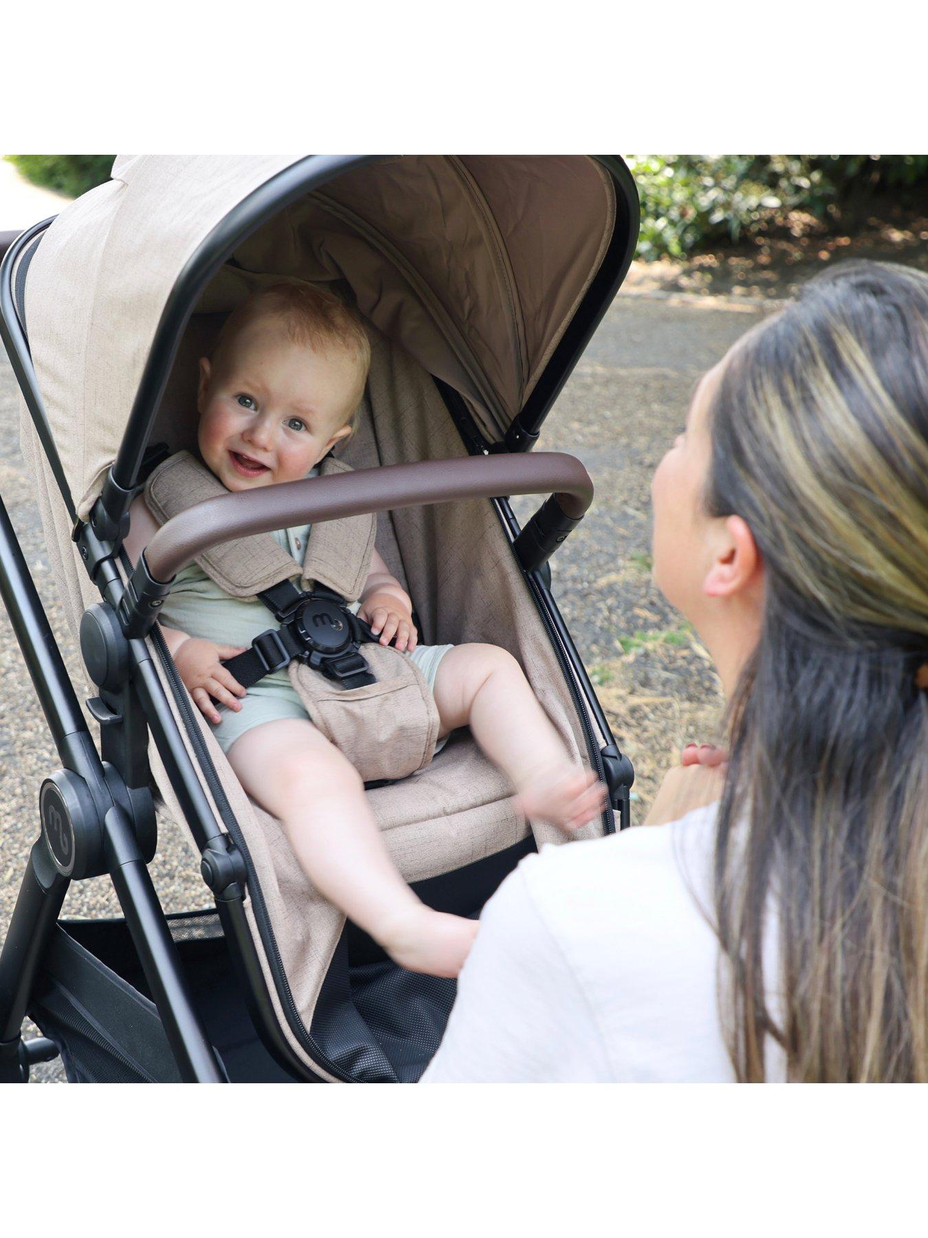 Image 7 of 8 of My Babiie MB220 3-in-1 Travel System with R129 Car Seat - Mink