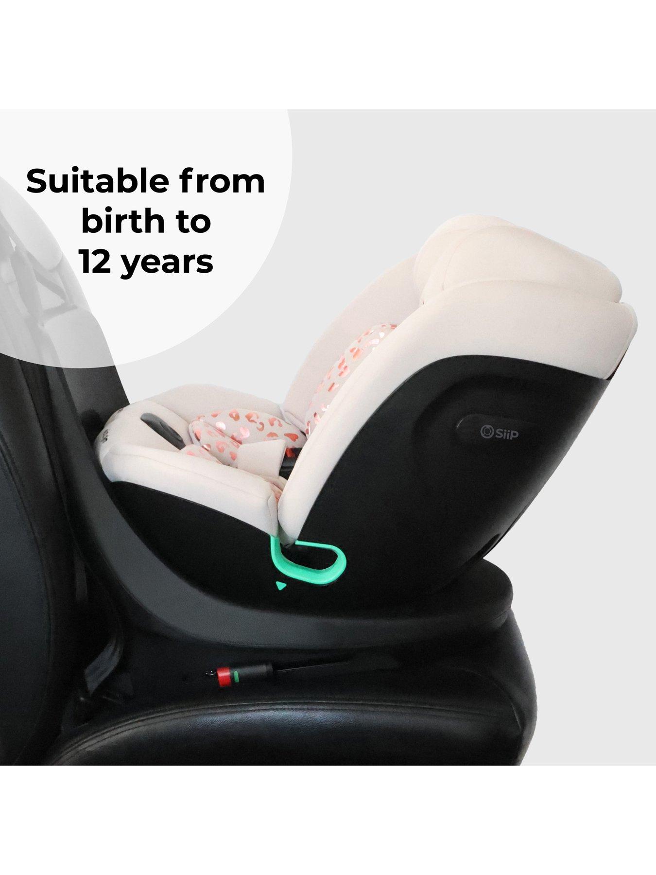 Image 6 of 8 of My Babiie MBCS300 Easy Spin R129 Car Seat with Top Tether - Pink Leopard
