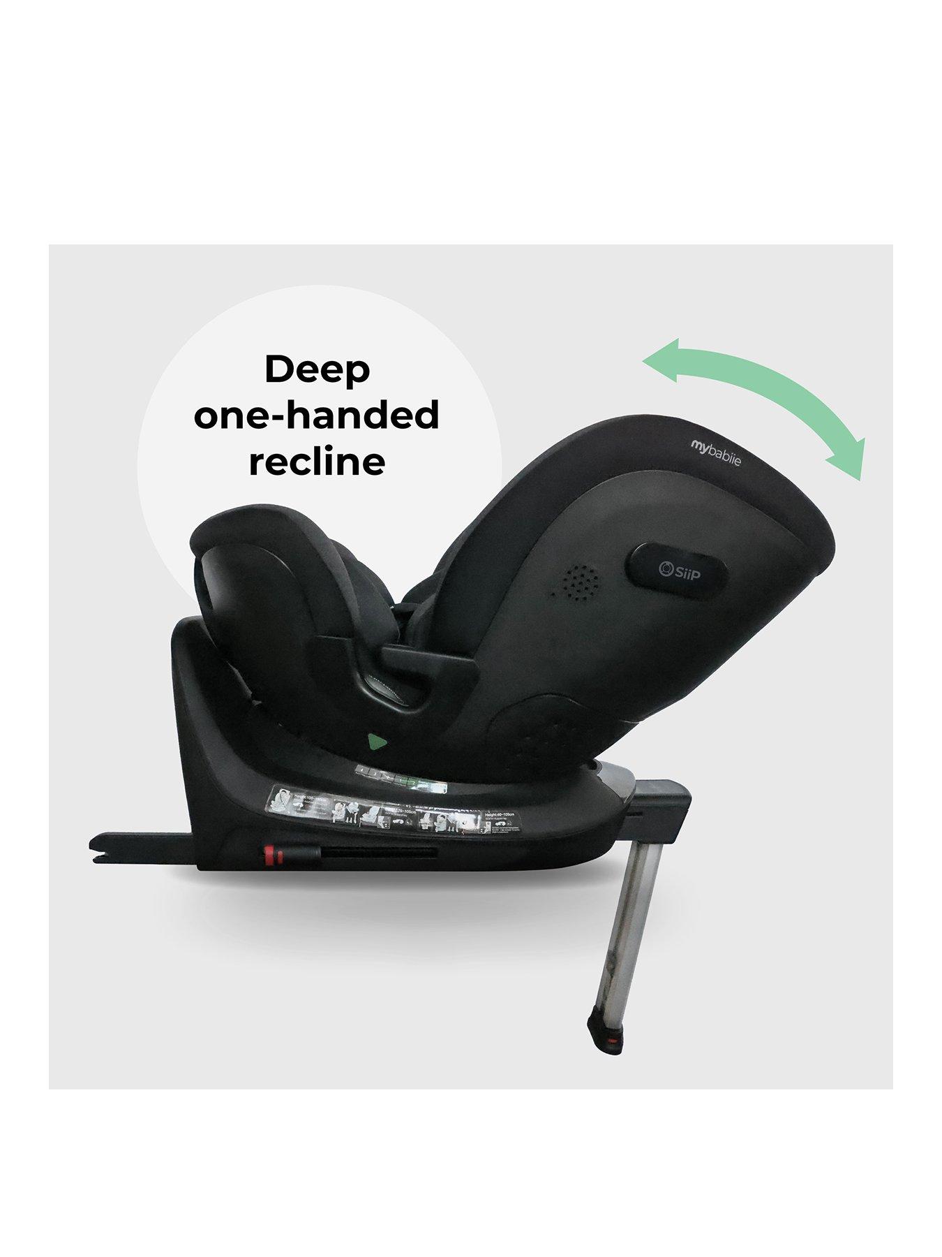 Image 3 of 7 of My Babiie MBCS400 Spin R129 Car Seat with Support Leg - Black