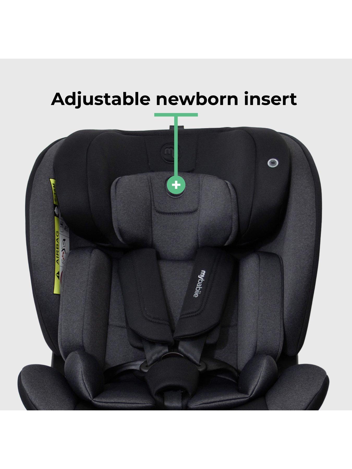 Image 6 of 7 of My Babiie MBCS400 Spin R129 Car Seat with Support Leg - Black