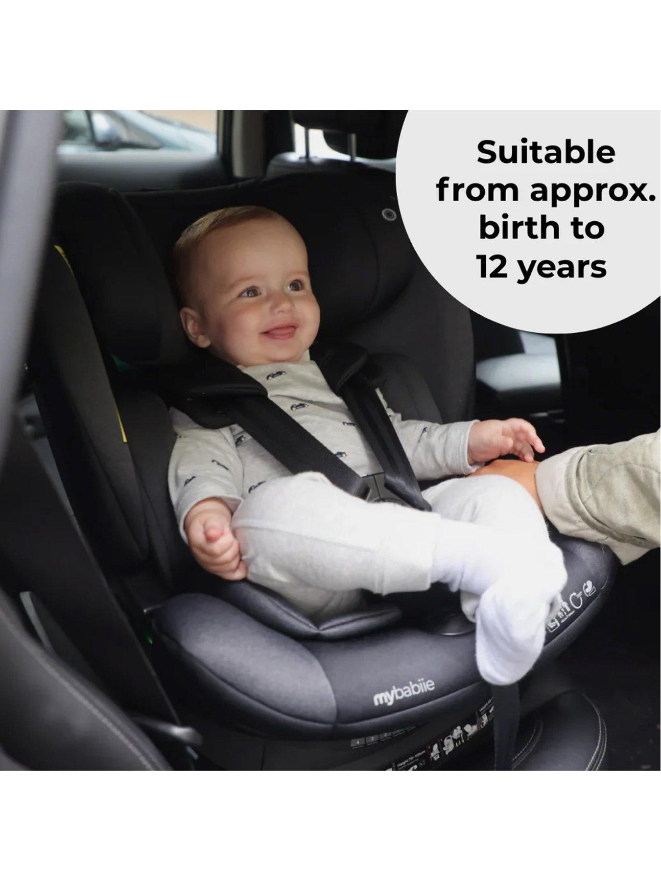 Image 7 of 7 of My Babiie MBCS400 Spin R129 Car Seat with Support Leg - Black