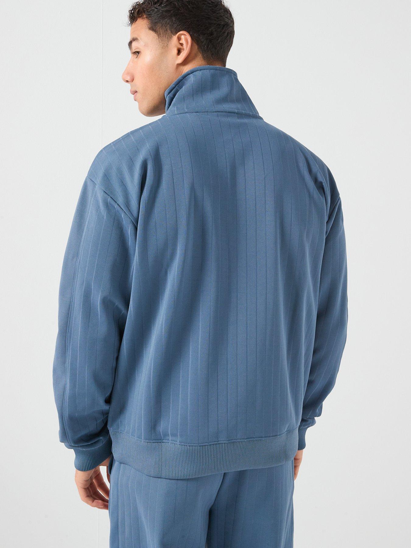 Image 2 of 6 of HUGO Davronto Rib Shield Logo Track Top - Blue