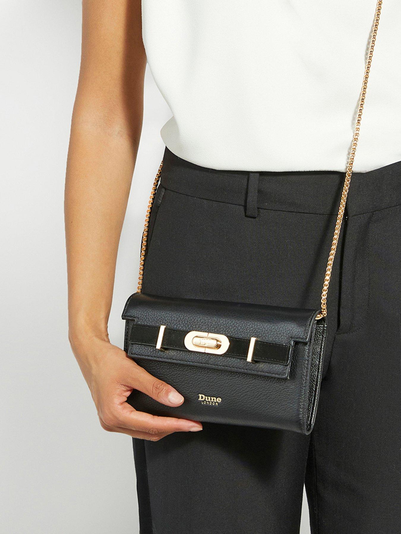 Dune London Showmance Clutch Purse - Black