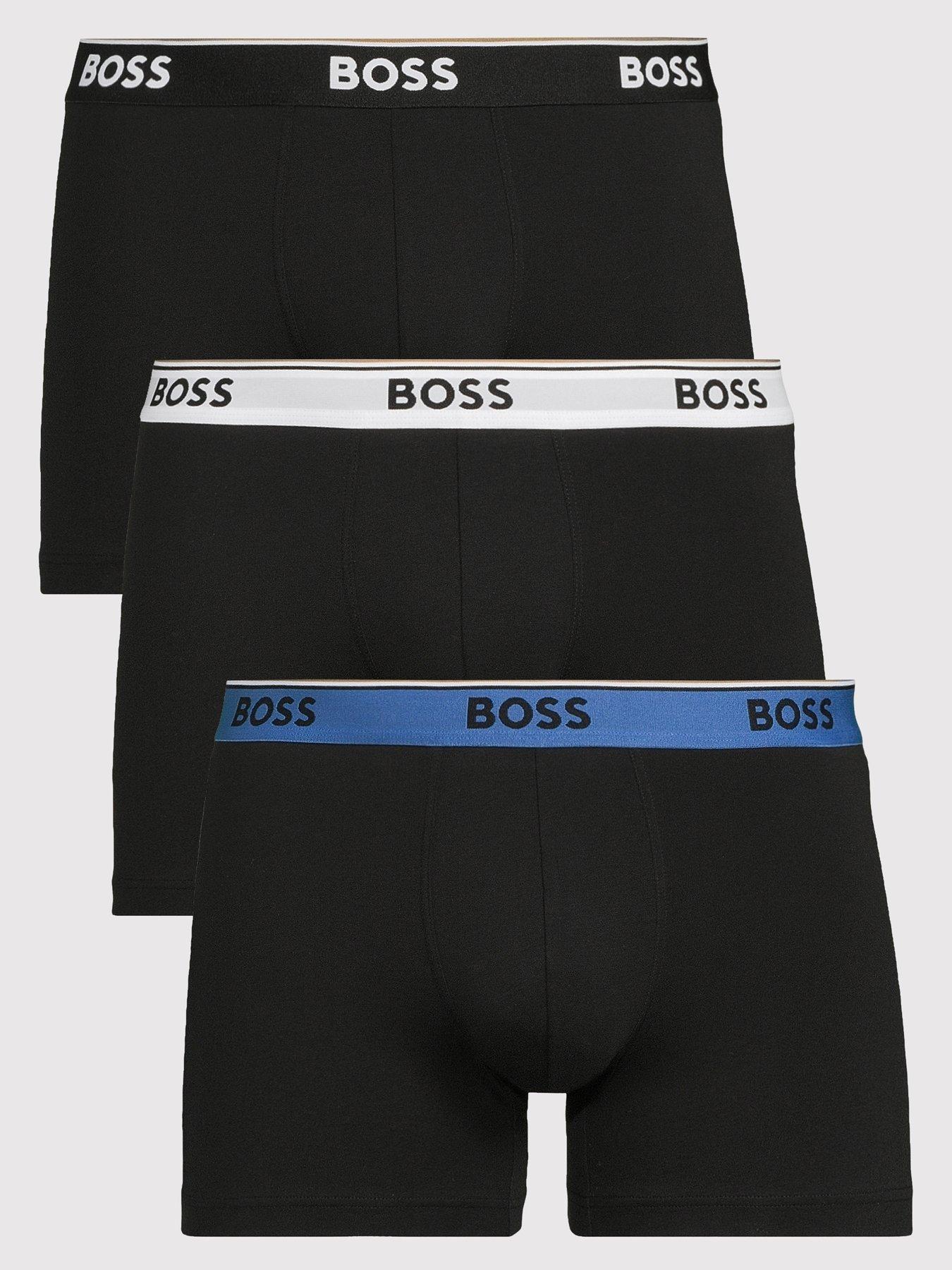 Image 1 of 2 of BOSS 3 Pack Power Boxer Briefs - Black
