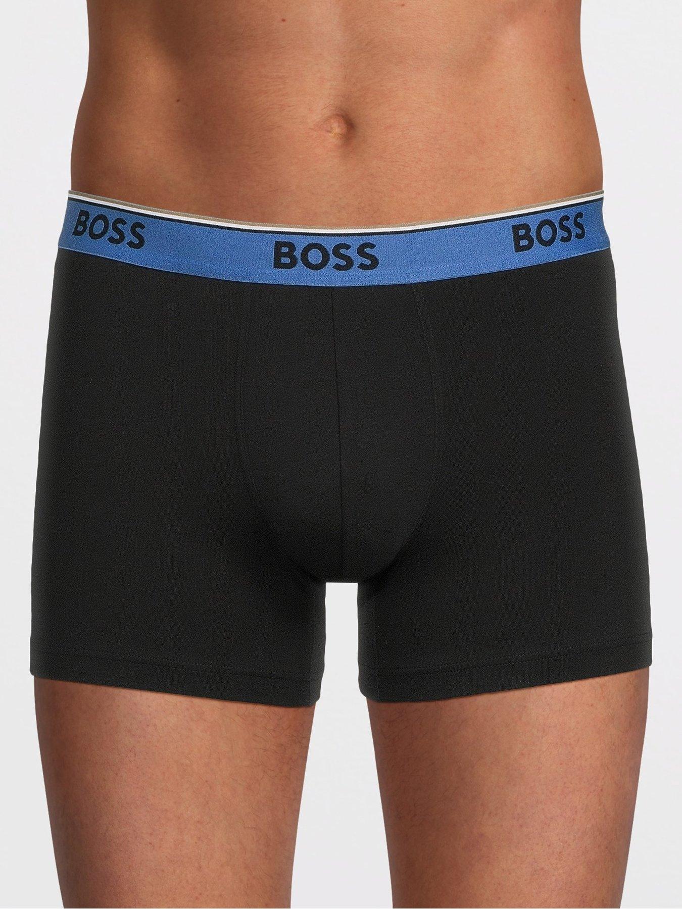 Image 2 of 2 of BOSS 3 Pack Power Boxer Briefs - Black