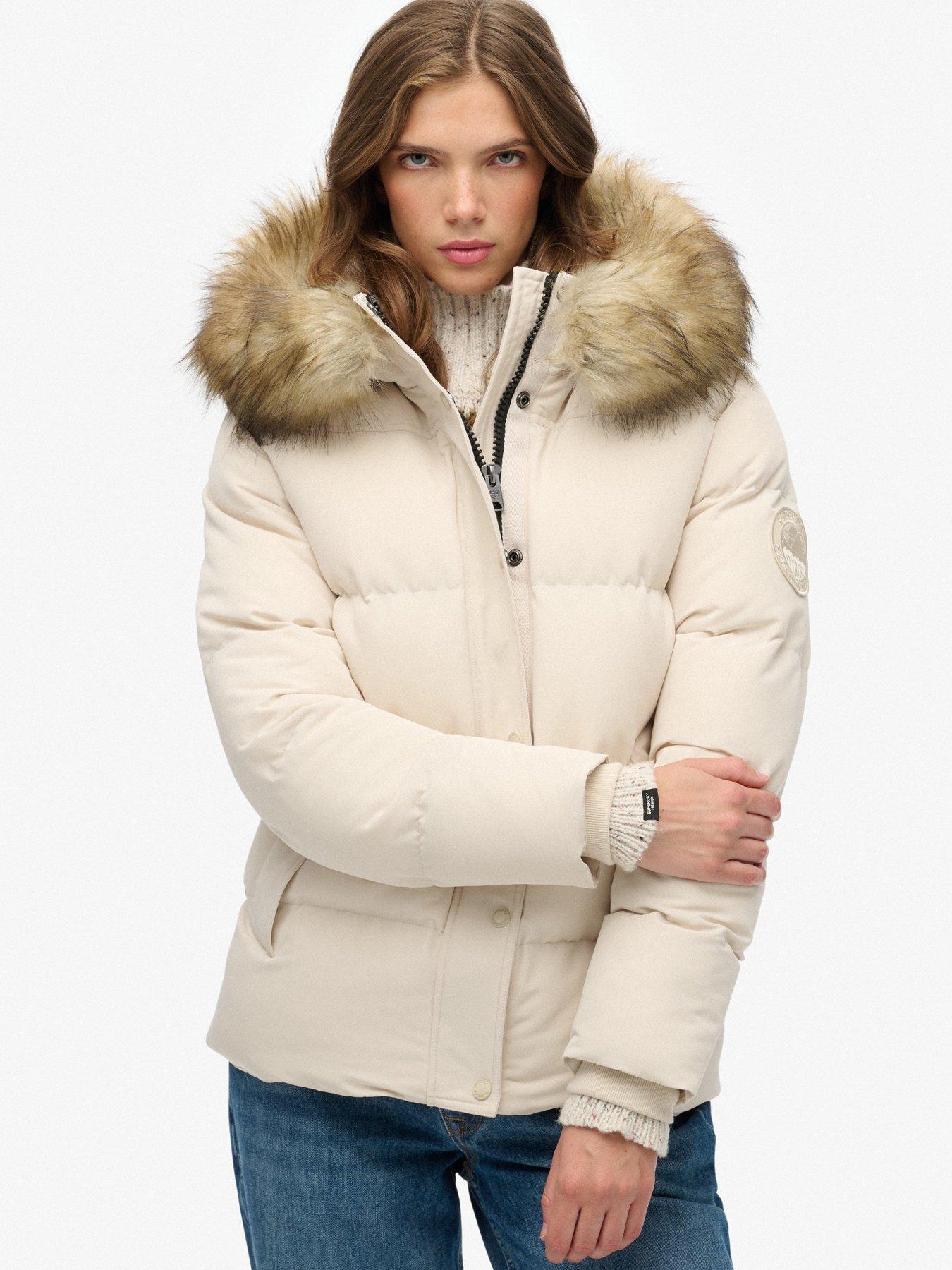  image of superdry-everest-5-baffle-puffer-jacket-cream