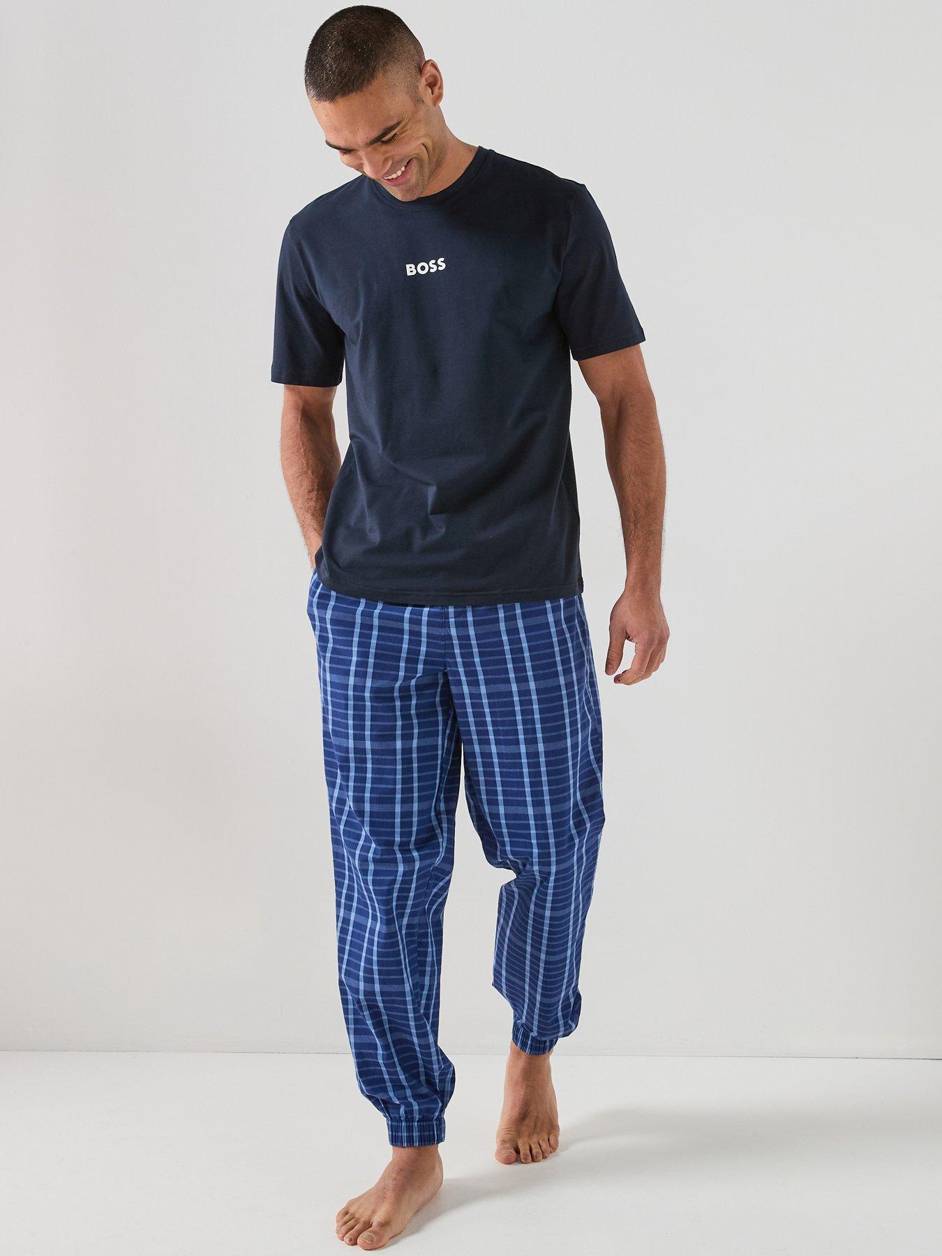 BOSS Easy Long Set Pyjama Gift Set - Blue