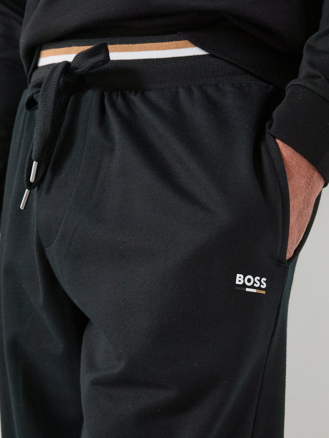 Image 4 of 5 of BOSS Iconic Loungewear Bottoms - Black