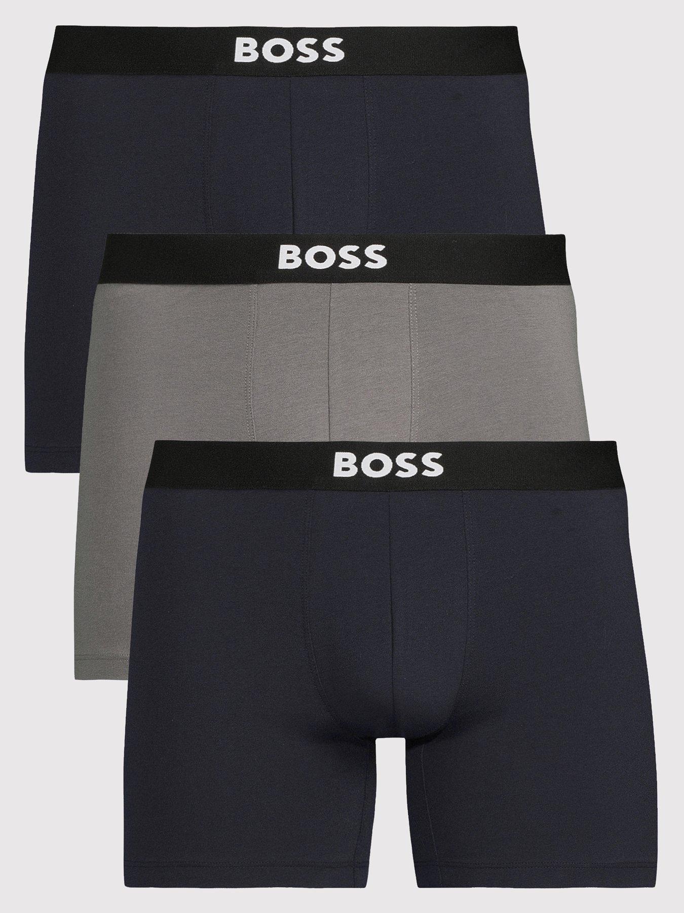 front image of boss-3-pack-one-boxer-briefs-assorted